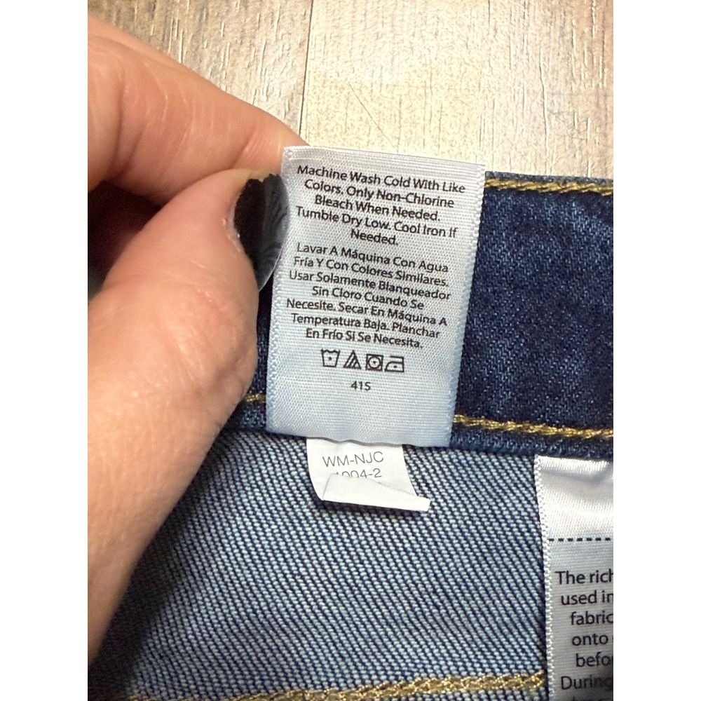 Time & Tru Jeans, Women's Size 12, Blue, Denim, Straight Leg, Medium Wash - Picture 6 of 11
